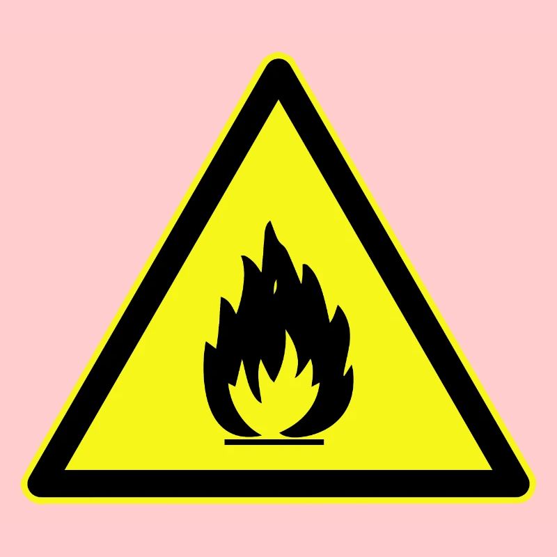 Avertissement de danger inflammable, danger inflammable