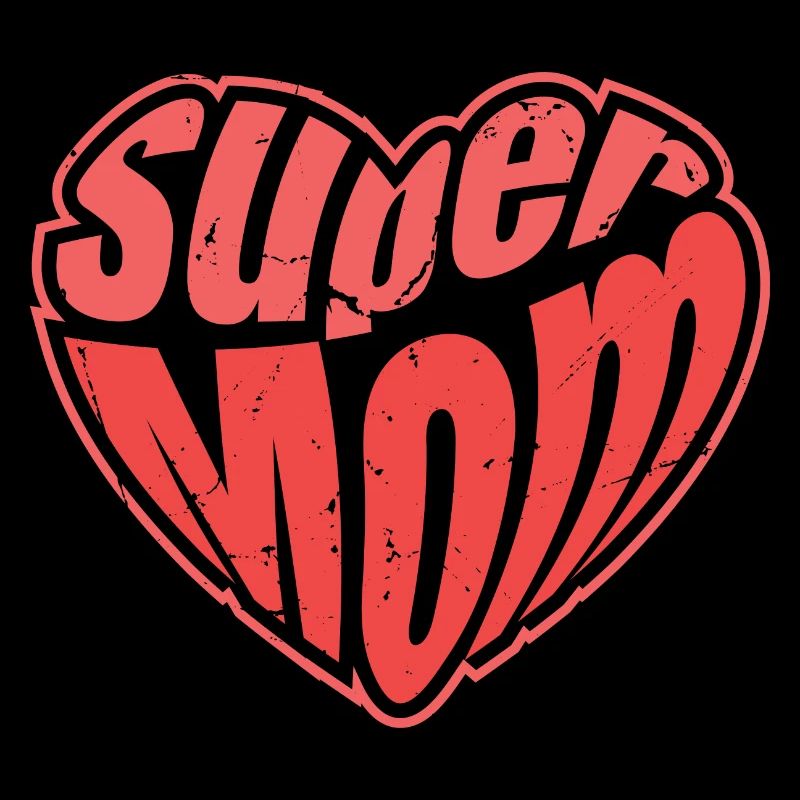 Supermom Mama Muttertag Hero
