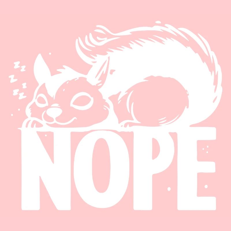 Nope Eichhörnchen Faulenzer Geschenkideen