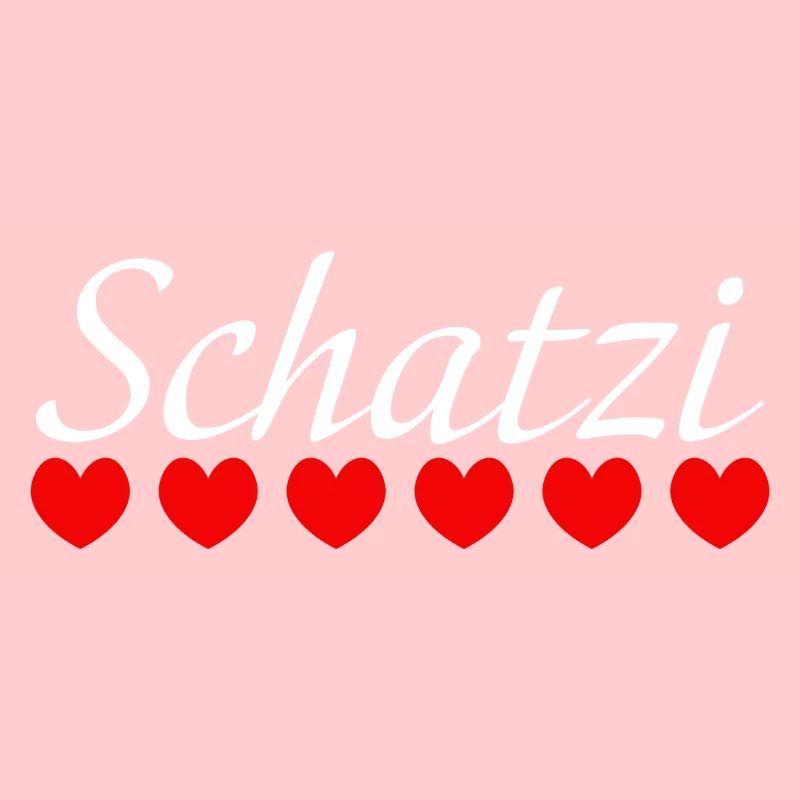 Herzchen Schatzi white
