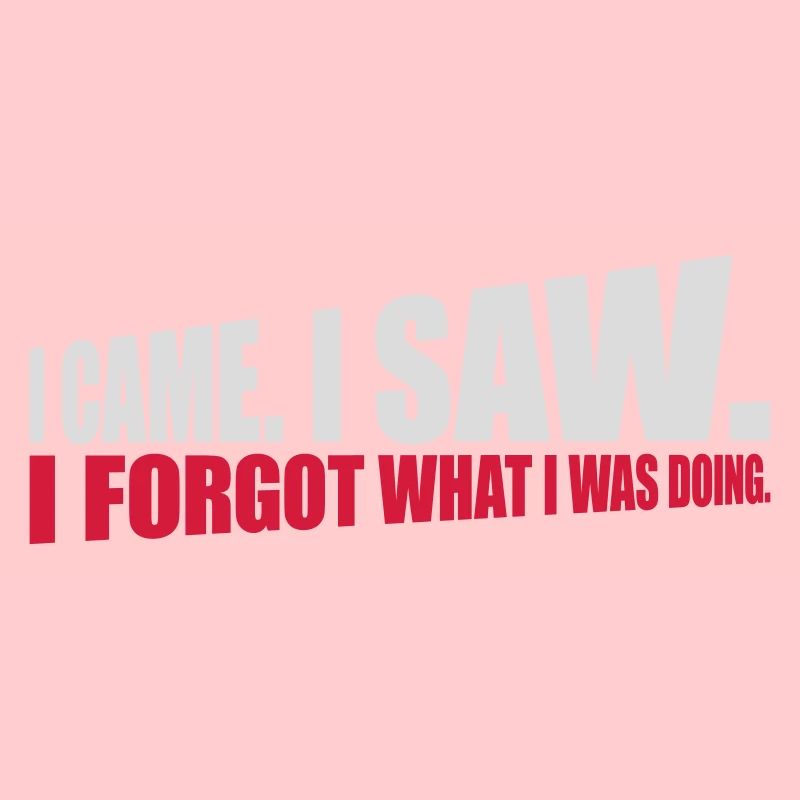 I came saw forget