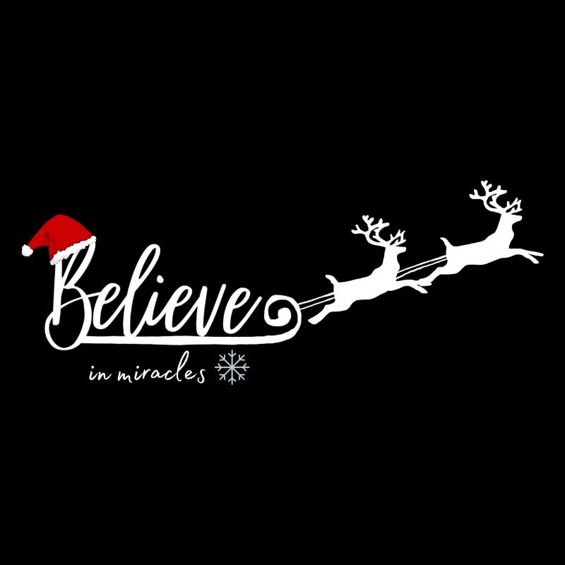 Believe in miracles_white