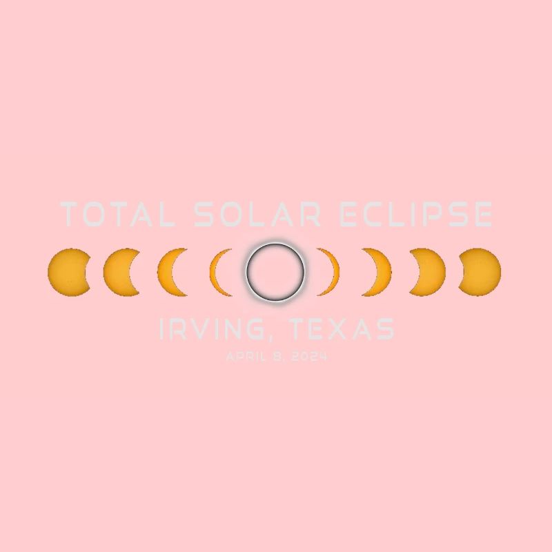 Irving Texas Solar Eclipse 2024 April 8 Souvenir