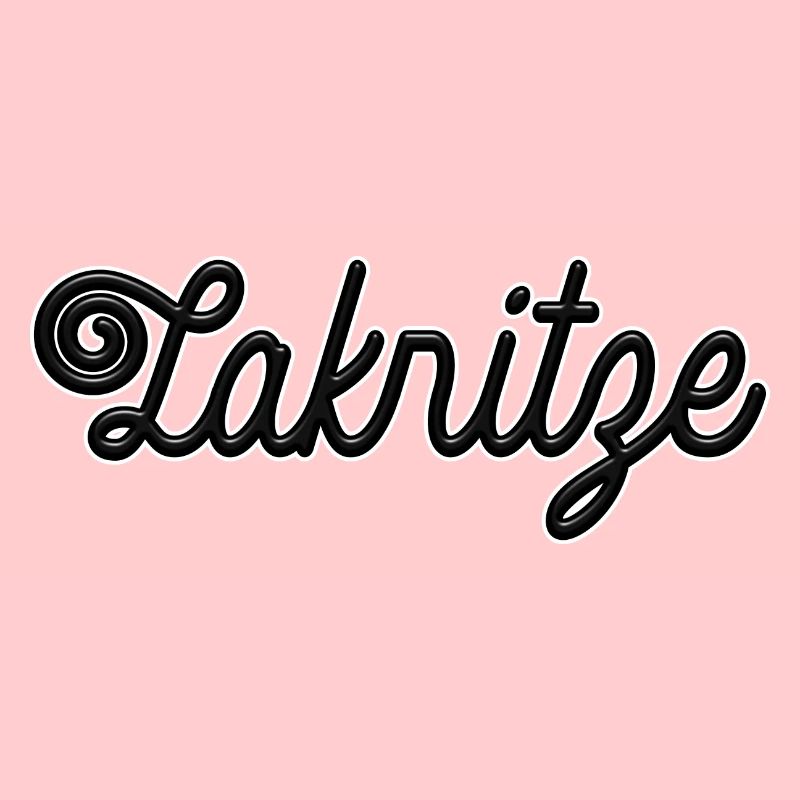 Lakritze naschen - Spruch