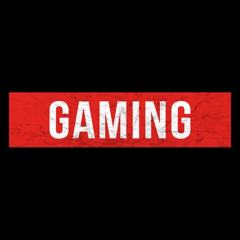 Gaming - Roter Block Scratch