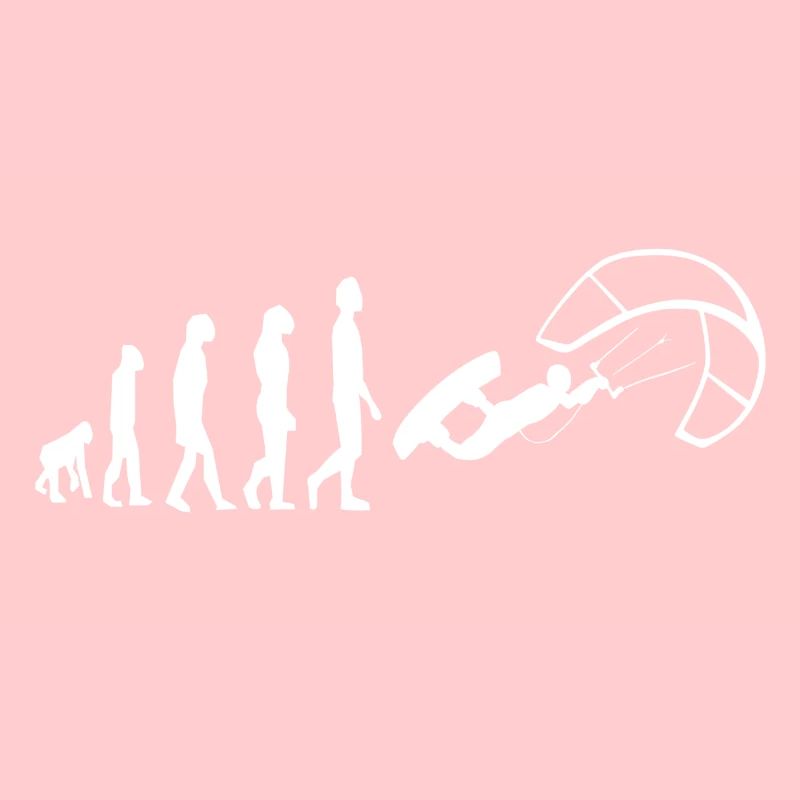 Kitesurfer Evolution Kiteboard Kiteboarding