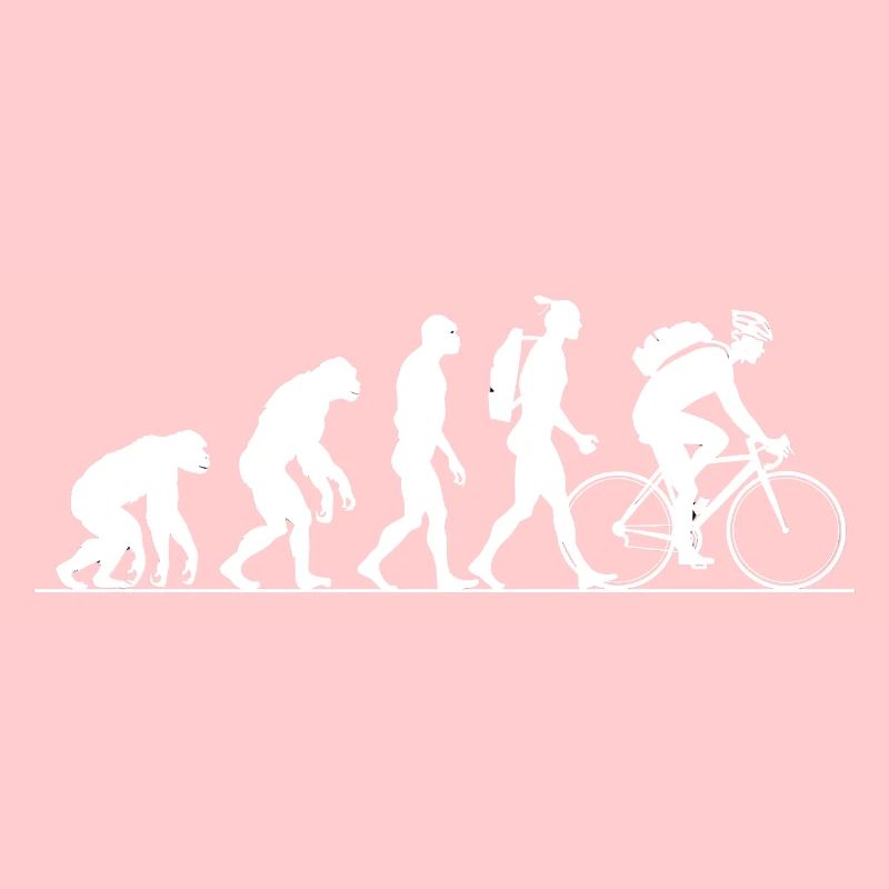 Evolution Radfahren Radfahren Biker Radfahren