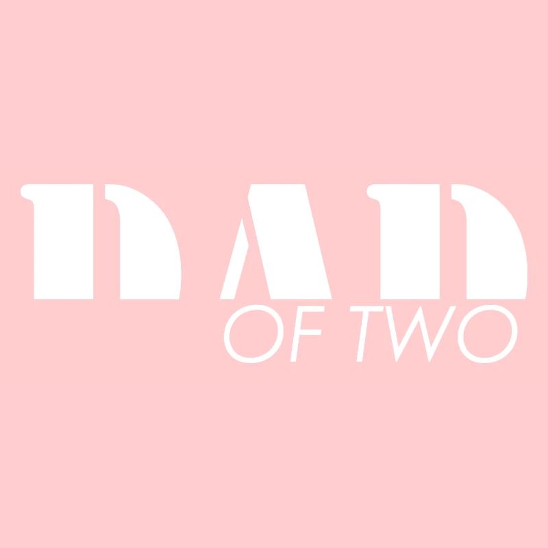 Vater von zwei Kindern - Papa