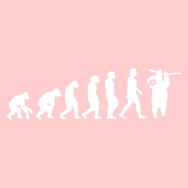 Faultier an einem Ast Evolution der Menschen Tiere