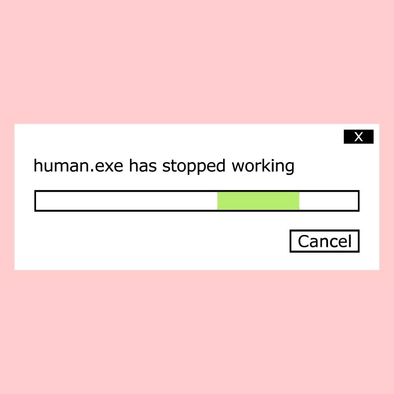 human.exe has stopped working saying human .exe