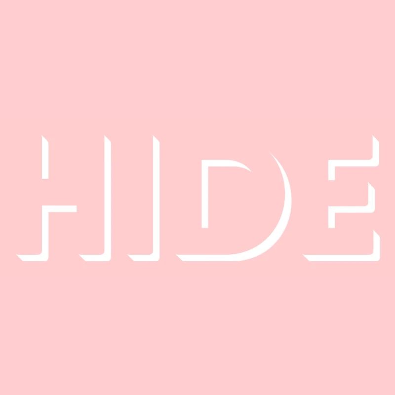 HIDE, white fantastic empty space effect!