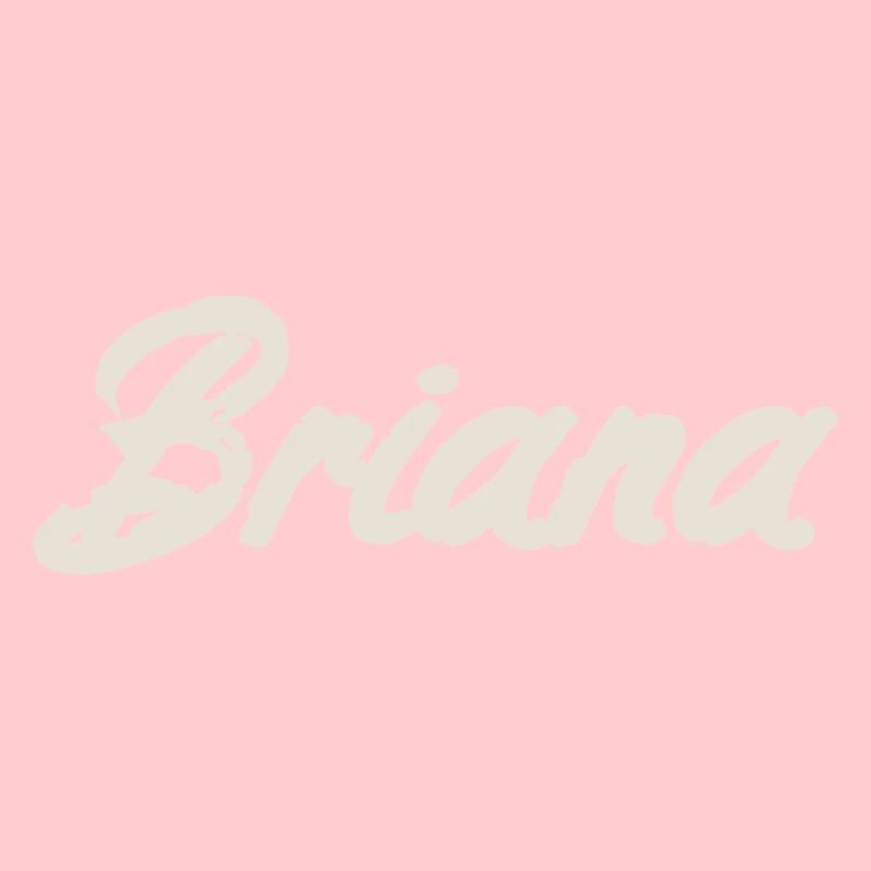 Briana Naming Name Tag Name Day