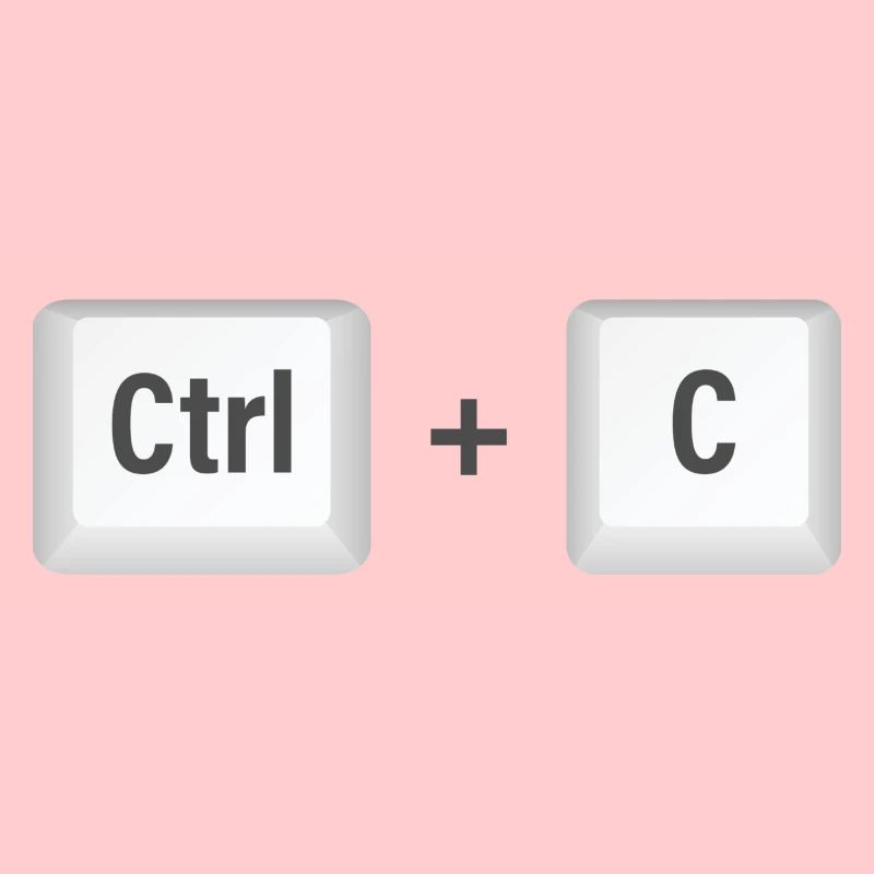 Ctrl C tshirt père et fils