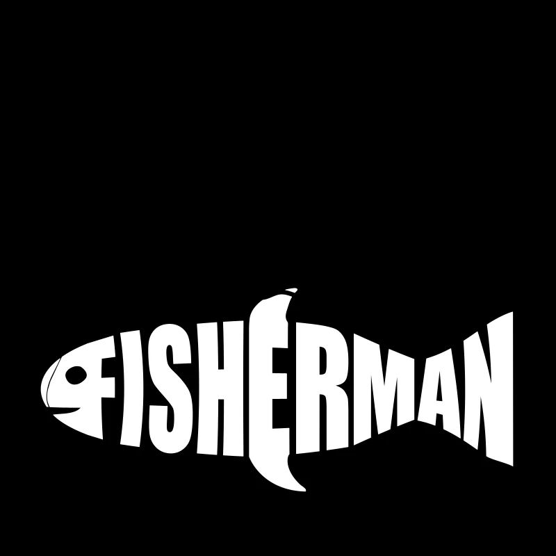 bateau silhouette pêcheur pêcheur logo fischermann mer