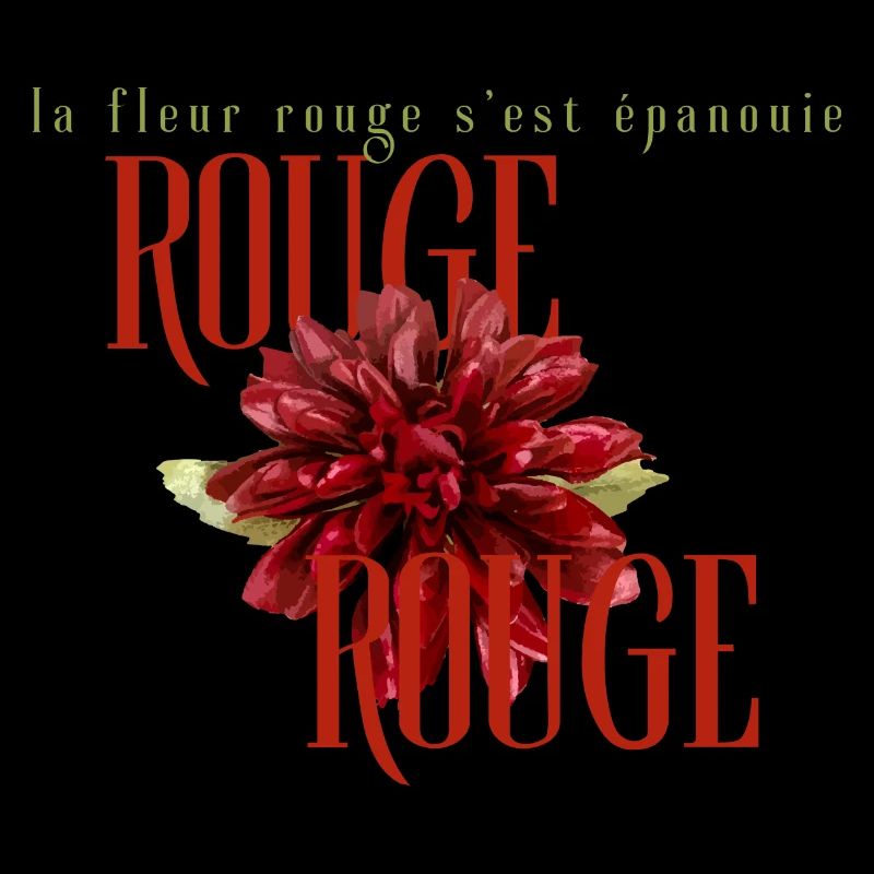 La fleur rouge