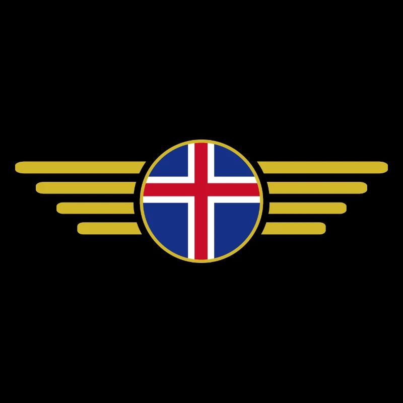 J’aime l’Islande T-shirt design de style élégance