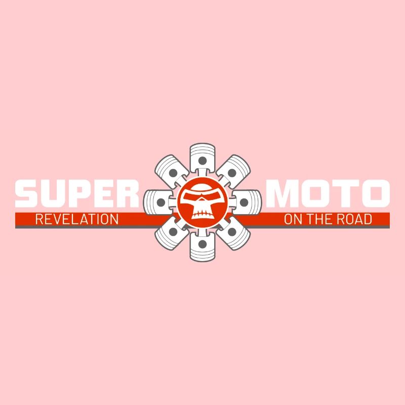 SUPER MOTO Monkey Circle rouge