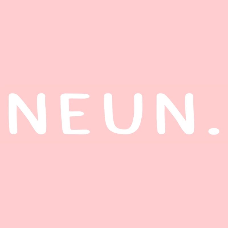 9. Geburtstag Neun Geschenk