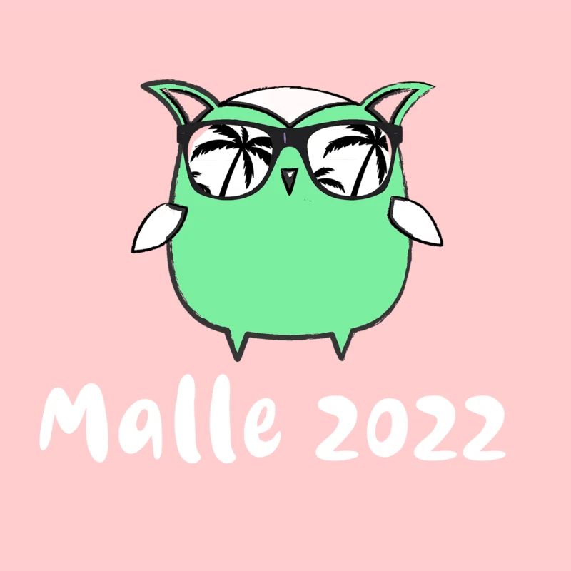 Eule, Comic, nerd, malle 2022,mallorca,urlaub