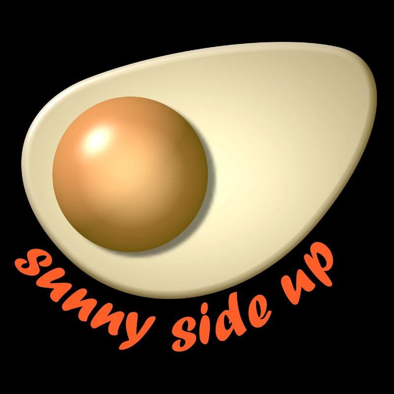 Egg Sunny side up schrift