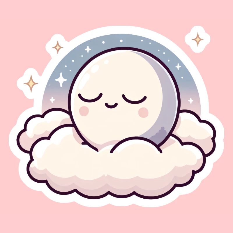 sleeping moon