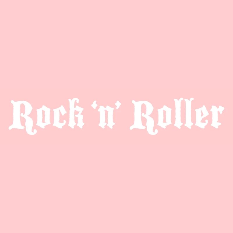 Rock 'n' Roller Logo White