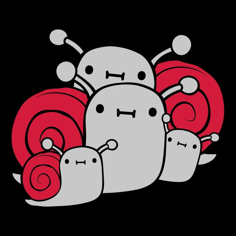 Eltern Kinder Schnecken