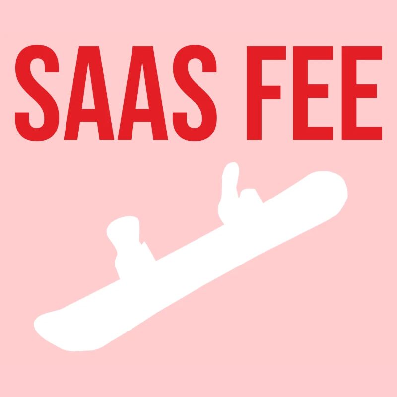 Saas Fee Snowboard Pullover für Snowboard Fee