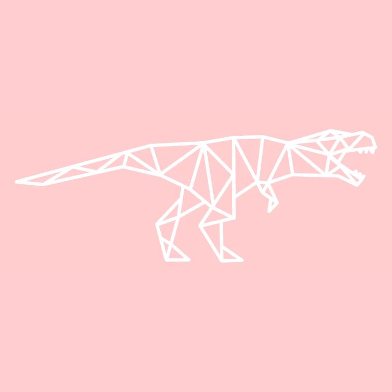 T Rex Geometrisch Linien