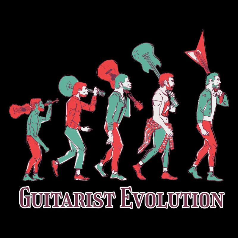 Gitarrist Evolution Music Rock Gitarrenmusiker