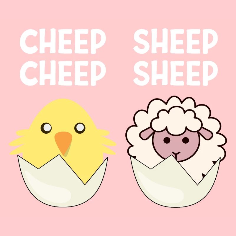 Cheep Sheep Chick Sheep Sheep Easter Gift