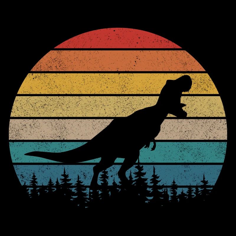 Dinosaur Dino T-Rex Retro Vintage Gift