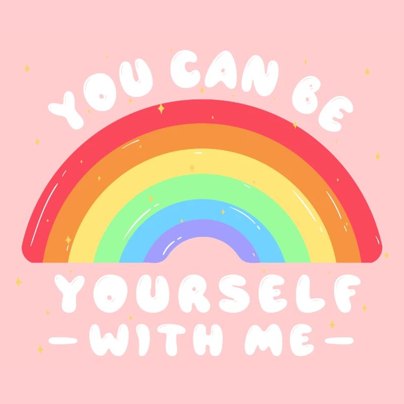 Mit mir kannst du du selbst sein - LGBTQ Ally - Pride