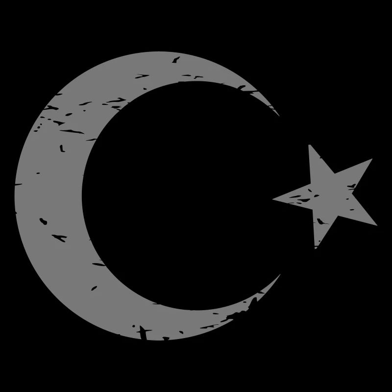 Drapeau turc style vintage
