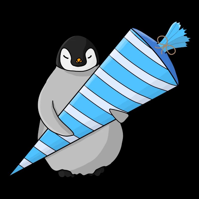 Baby Pinguin Einschulung