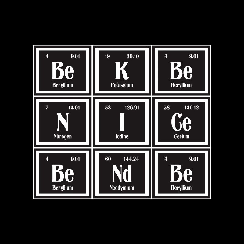 Sei nett Sei freundlich | Periodensystem der Elemente