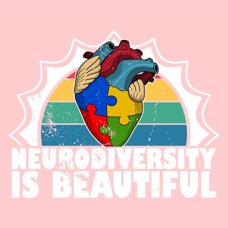 Neurodiversity is beautiful Autismus-Puzzleteil