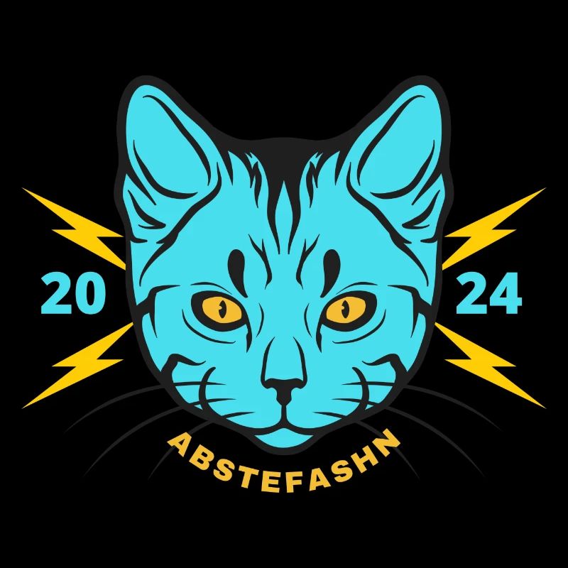 Chat de dessin animé - abstefashn