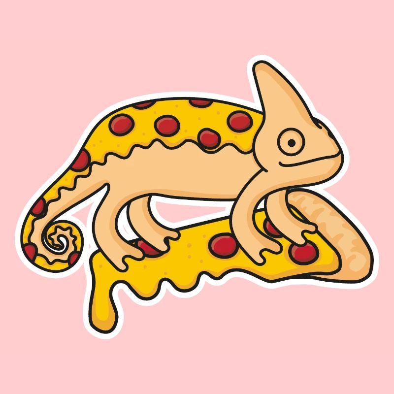 Chameleon Pizza Design