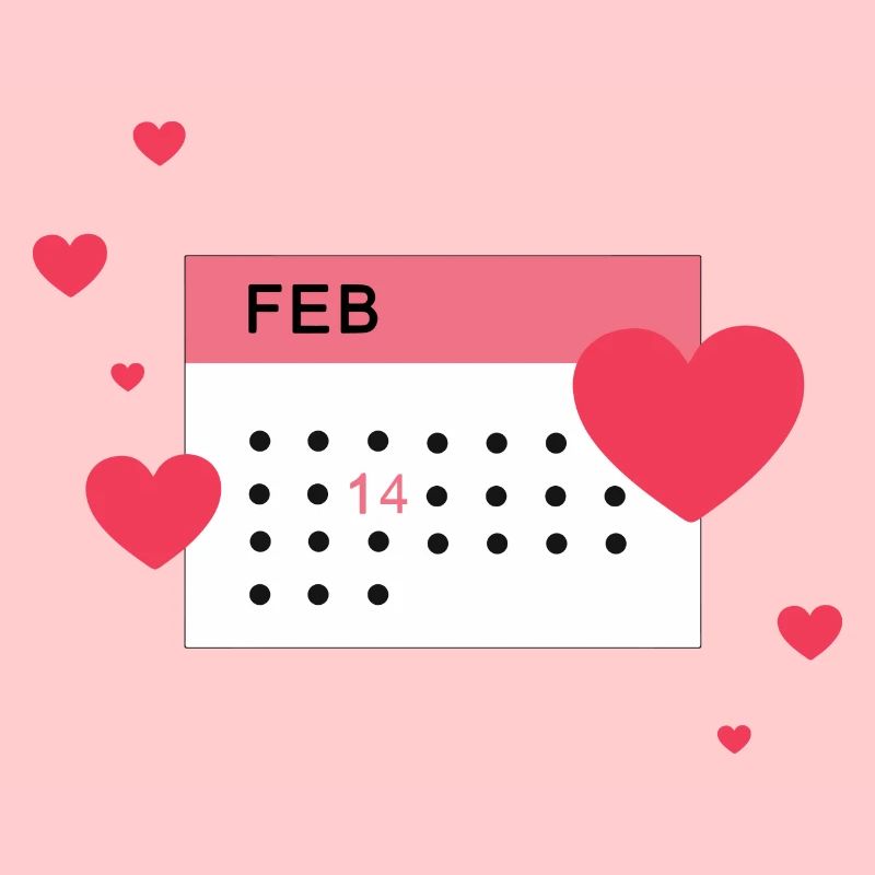 Calendar 14 Multiple Heart