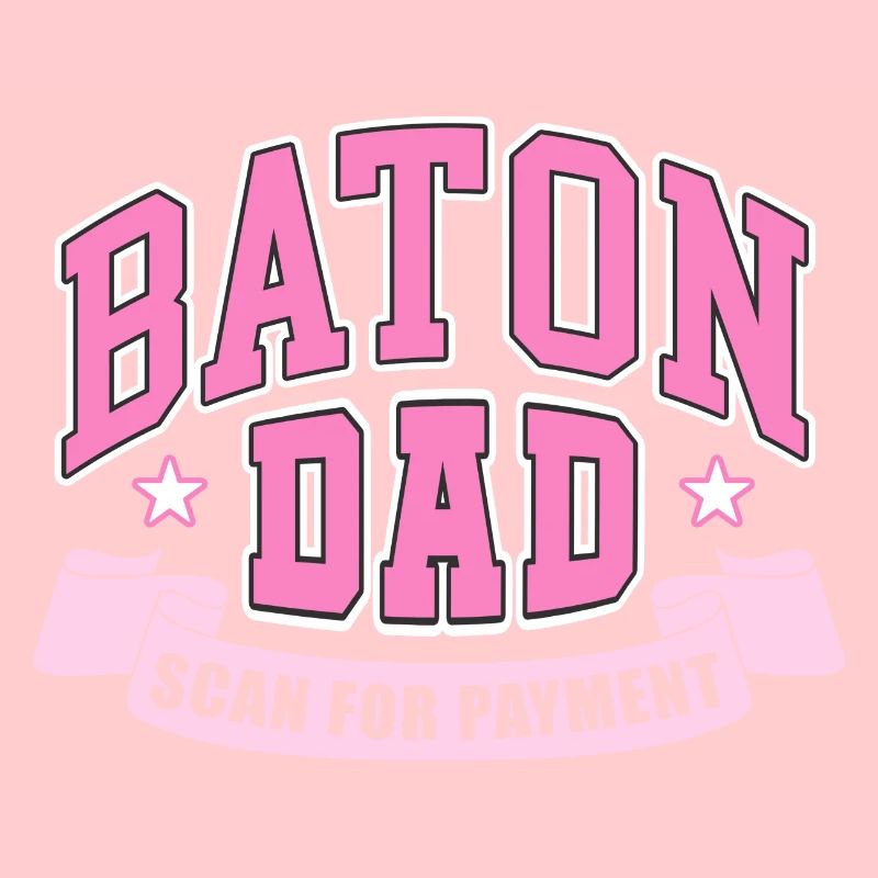 Baton papa scanner pour le paiement Conception pour un twirling