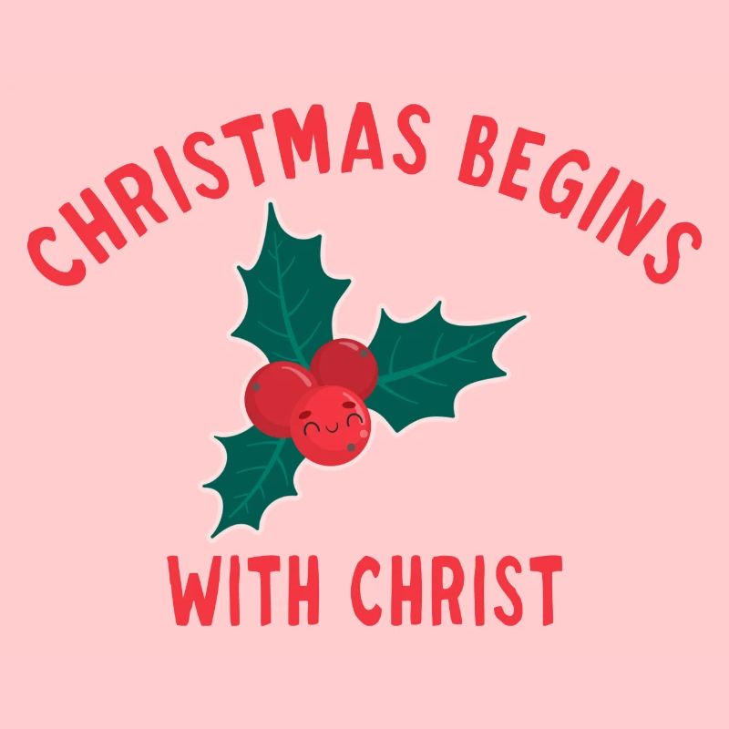 Christmas Begins With Christ branche de gui
