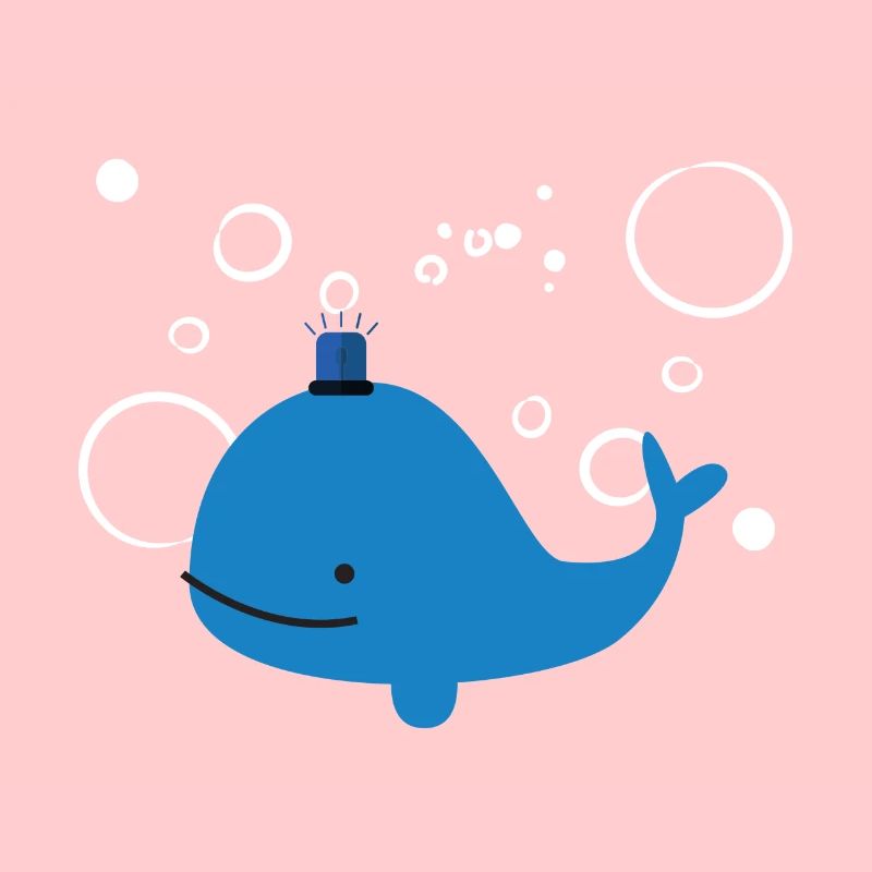 Blaulichtwal (ohne Titel) | Geschenk, Geschenkidee