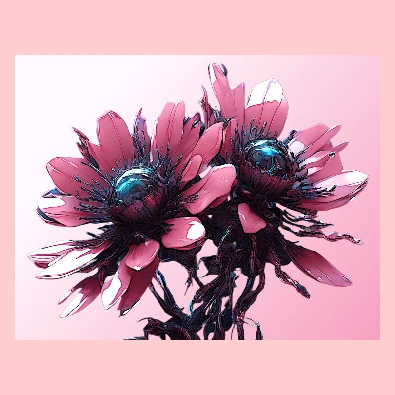 Cyberpunk-Blumen