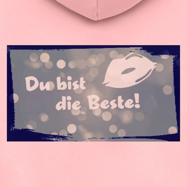 Du bist die Beste! Symbol und Muster