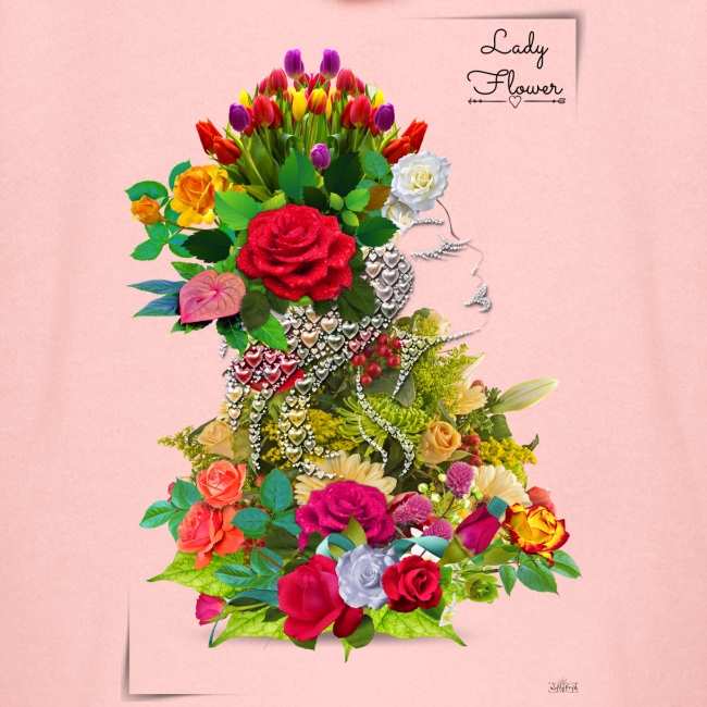 Lady flower -by- T-shirt chic et choc