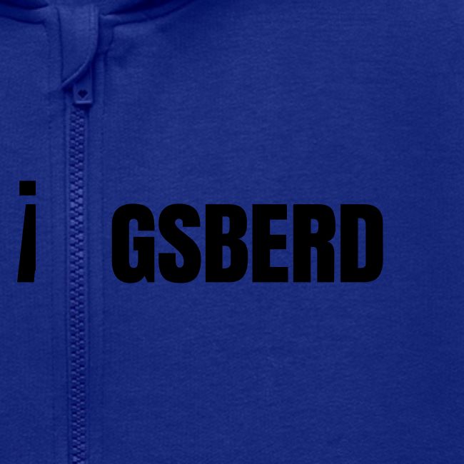 Äggsberde schwarz einzeilig