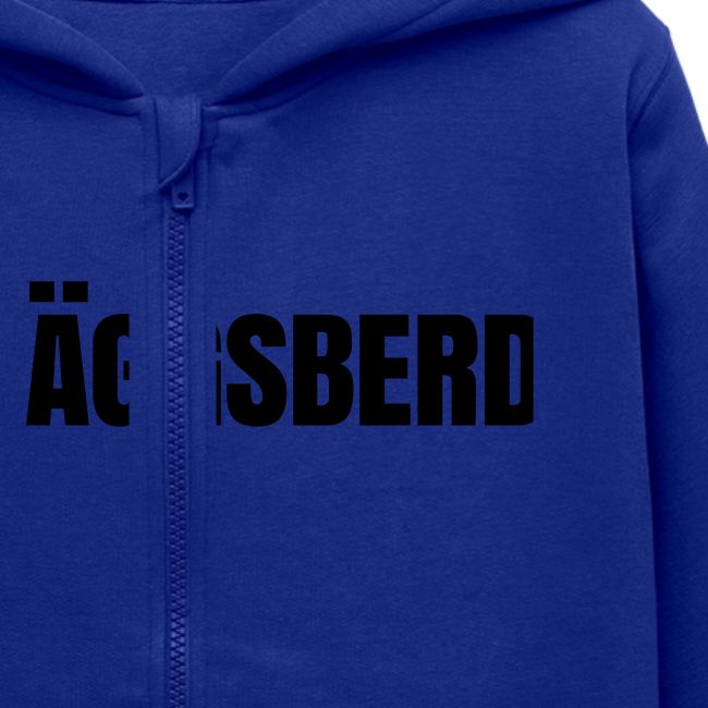 Äggsberdin schwarz einzeilig