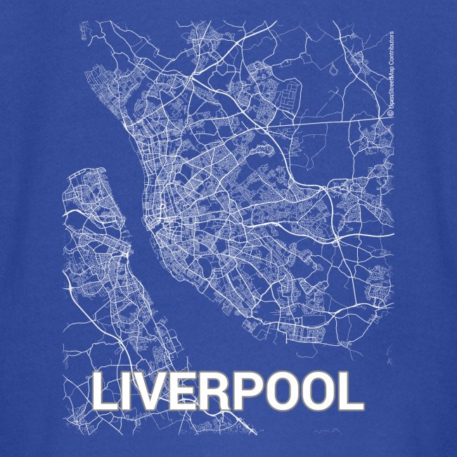 Liverpool city map and streets