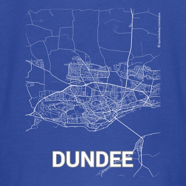 Dundee city map and streets